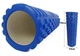Массажный ролик 45 см роллер для фитнеса, йоги EasyFit Grid Roller v.2.1 Синий (МФР валик для массажа всего тела: рук, ног, спины, шеи) - изображение 2
