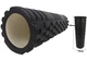 Масажний ролик 45 см ролер для фітнесу, йоги EasyFit Grid Roller v.2.1 Чорний (МФР валик для масажу всього тіла: рук, ніг, спини, шиї) - зображення 2