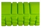 Массажный ролик 45 см роллер для фитнеса, йоги EasyFit Grid Roller v.2.1 Салатовый (МФР валик для массажа всего тела: рук, ног, спины, шеи) - изображение 3
