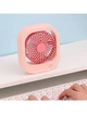 Вентилятор настільний акумуляторний DianDi Fashion Fan SQ 2177A з USB-зарядкою Рожевий - зображення 3