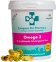 Харчова добавка для шкіри та вовни для собак EUROPEAN PET PHARMACY Омега 3 200 г (7350039351851) - зображення 1