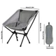 Туристический легкий складной стул Chair For Outdoor Grey - изображение 3