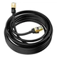 Кабель мережевий LAN RJ45 HOCO US02 Level pure copper gigabit 5М Black - изображение 6
