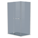 Душова кабіна прямокутна EGER MEGERKA 120x80 599-330/1L - зображення 2