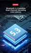 Бездротові навушники Lenovo Bluetooth 5.3 TWS сенсорне керування Black(6928760100119) - зображення 5