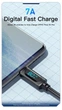 Кабель Essager USB – Type-C PD 100W (20V/5A) LED дисплей быстрая зарядка и передача данных 2000мм Black (692806981545) - изображение 8