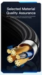 Кабель Essager USB – Type-C PD 100W (20V/5A) LED дисплей быстрая зарядка и передача данных 2000мм Black (692806981545) - изображение 9