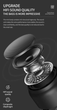 Портативна бездротова Bluetooth колонка Honestel F1 TWS Bt 5.0 1200мАh 3W з ремінцем Black - зображення 12