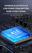 Портативна бездротова Bluetooth колонка Honestel F1 TWS Bt 5.0 1200мАh 3W з ремінцем Black - зображення 14