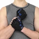 Рукавички для фітнесу HARD TOUCH FG-9499 Розмір: M Колір: Чорний-синій - зображення 2
