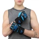 Перчатки для смешанных единоборств MMA PU TAPOUT (PU, PL, р-р S-M, черный-синий) (SB168521_Черный-синий_SM) - изображение 5
