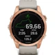 Смарт-годинник Garmin Fenix 7S Solar Rose Gold with Light Sand Band (010-02539-10/11) - изображение 5