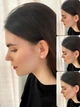 Набор серёжек 9 пар бижутерия с жемчугом кольца гвоздики Золотистый Fashion Jewelry (II) 18966 - изображение 6