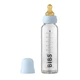 Стеклянная бутылочка BIBS Baby Glass Bottle полный комплект Baby Blue - 225ml - изображение 4