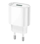 Сетевое зарядное устройство Hoco C109A Fighter single port QC3.0 charger (EU) White - изображение 1