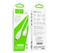 Кабель Hoco X93 Force 100W fast charging data cable Type-C to Type-C 1M White - зображення 2