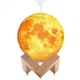 Зволожувач повітря Humidifier 3D Moon Lamp Light Diffuser у формі місяця - зображення 2