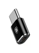 Адаптер-переходник Baseus Micro Female To Type-C Male Adapter Converter Black (CAMOTG-01) - изображение 1