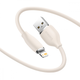 Кабель Baseus Jelly Liquid Silica Gel Fast Charging Data Cable USB to iP 2.4A 1.2m Pink (CAGD000004) - зображення 2