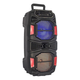 Портативна колонка KOLAV-X2602 (4"*2/USB/FM/BT/TWS/with colorful light3.7V 1500mA) Black - изображение 2