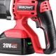 Перфоратор акумуляторний Worcraft CRH-S20LiT - изображение 7