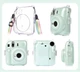 Набор Fujifilm INSTAX Mini 12 Mint Green зеленая фотокамера мгновенной печати / картридж / фотобумага 10 фото / чехол прозрачный / альбом 64 фото / подарочная упаковка - изображение 7