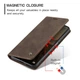 Чехол книжка с магнитом Xiaomi Redmi Note 12 5G CaseMe Dark Brown (33353-05) - изображение 7