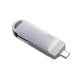 Высокоскоростная флешка 2в1 USB 3.0/ Type-C для телефона, компьютера, планшета XO 64GB с поддержкой OTG Silver - изображение 3