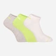 Набор мужских носков коротких хлопковых HEAD Sneaker 3P Unisex 761010001-009 39-42 3 пары Серый/Зеленый/Белый (8720245441711) - изображение 1