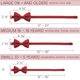 Бабочка Bow Tie House большая насыщенная красная однотонная 09229 - изображение 4