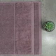 Рушник махра/велюр GM Textile 50x90см Преміум якості Milado 550г/м2 (Попелястий) - зображення 4