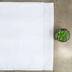 Полотенце махра/велюр GM Textile 50x90см Премиум качества Milado 550г/м2 (Белый) - изображение 3