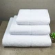Набор велюр/махра полотенец 3шт GM Textile 40x70см, 50x90см, 70x140см Premium Milado 550г/м2 (Белый) - изображение 1