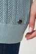 Кардиган Rifle Maglieria Tricot Slim Fit (Y63700HX80T506) Голубой M-00 - изображение 8