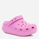 Детские кроксы-сабо для девочки Crocs 207708-6SW 30-31 Розовые (0000000054898) - изображение 3