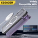 Бездротовий зарядний пристрій ESSAGER 15W Magnetic Wireless Charger Магніт Black - зображення 5