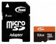 Карта памяти MicroSDHC 32GB UHS-I Class 10 Team + SD-adapter (TUSDH32GUHS03) - изображение 1