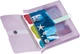 Папка-бокс на резинке Herlitz Pastel А4 4 см Lilac (11408994) - изображение 2