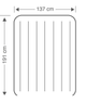 Матрас надувной полуторный Intex 64758 137х191х25 см (YС1003) - изображение 4