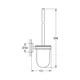 Ёршик для унитаза Grohe QuickFix Start 411852430 - изображение 5