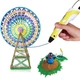 3d ручка 2-го поколения 3dpen с lcd дисплеем желтая + пластик PLA (YС1214) - изображение 2