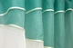 Кухонные шторы VR-Textil № 091к с ламбрекеном и подвязками бирюзовый с бежевым 280х170 см (52-0092) - изображение 5