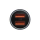 Автомобильное зарядное устройство Baseus Black Contactor Max Dual Fast Charger Car Charger U+U 60W CGJM000013 - изображение 2