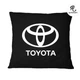 Подушка Toyota 35х35 см Чорна (PO000-3) - зображення 1