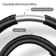 Гнучкий тримач для телефону з прищіпкою VHG IVY 85 см Flexible Mobile Holder Black - зображення 3