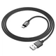 Кабель BOROFONE BX87 Sharp USB - Micro USB (2.4A) (1M) Чорний - зображення 3