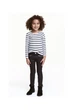 Джеггинсы Skinny с регулируемой талией для девочки H&M 0435010005 092 см (18-24 months) Черный - изображение 2