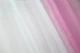 Кухонные шторы VR-Textil № 017к комбинированные с подвязками розовый с белым 265х170 см (50-020) - изображение 5