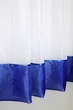 Кухонний комплект VR-Textil № 099к тюль з ламбрекеном синій з білим 150х170см см (50-948) - зображення 5