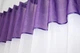 Кухонная занавеска VR-Textil № 047к фиолетовый с белым 280х170 см (50-086) - изображение 3